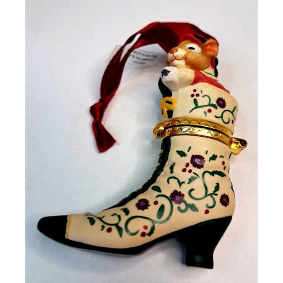 Vtg Y2K 2001 Hallmark Keepsake Ornament Fashion Afoot Collector's Series - Picture 3 of 5